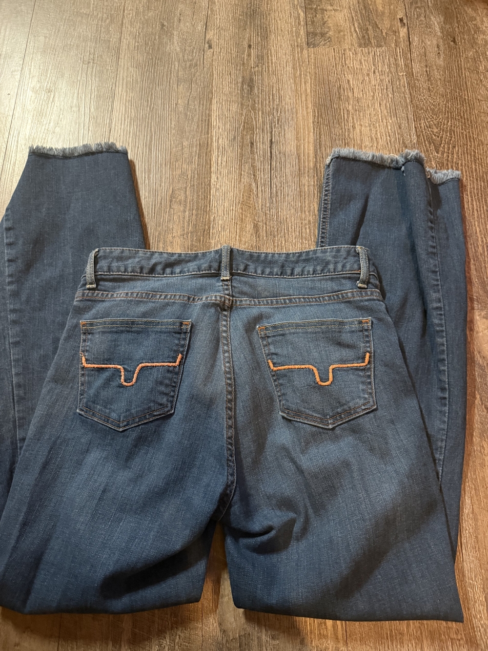 Womens Kimes ranch Lola jeans raw hem size 8/30